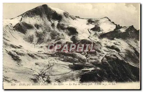 Cartes postales Env Du Mont Dore En Hiver Le Puy de Sancy