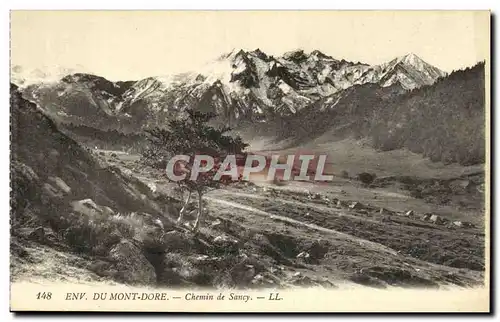 Cartes postales Env Du Mont Dore Chemin de Sancy