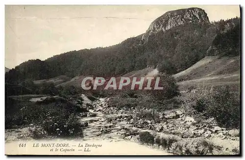 Ansichtskarte AK Le Mont Dore La Dordogne et Le Capucin