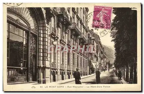 Cartes postales Le Mont Dore Rue Meynadier Le Mont Dore