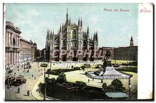 Cartes postales Piazzo Del Duomo Milano