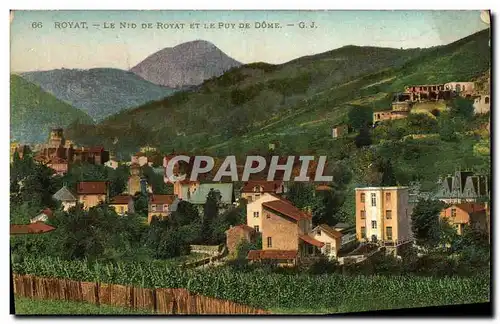 Cartes postales Royat Le Nid De Royat Et Le Puy De Dome