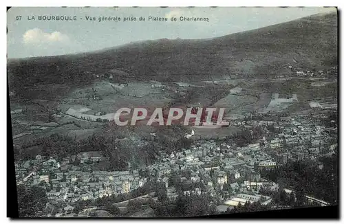 Cartes postales La Bourboule Vue Generale Prise Du Plateau de Charlannes