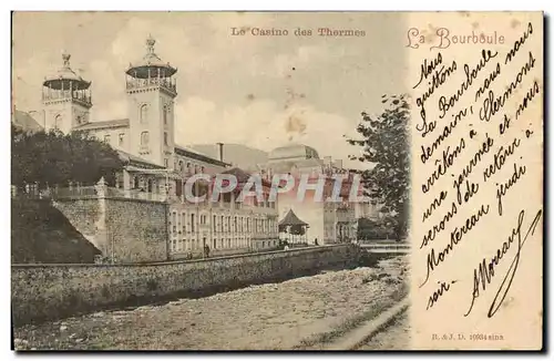 Cartes postales La Bourboule Le casino des Thermes