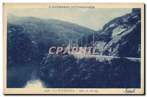 Cartes postales La Bourboule Route du Barrage