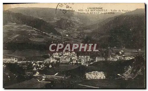 Cartes postales Env De La Bourboule Vallee de Vendeix prise de Murat le Quaire