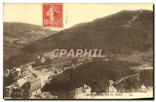 Cartes postales La Bourboule La Montee Du Plateau de Charlanne vue du rocher