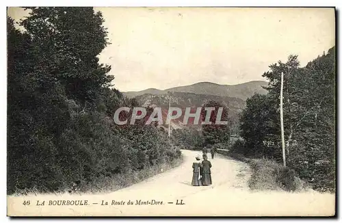 Cartes postales La Bourboule La Route Du Mont Dore