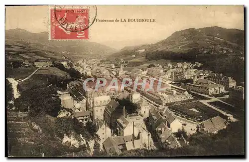 Cartes postales Panorama De La Bourboule