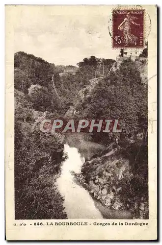 Cartes postales La Bourboule Gorges de La Dordogne