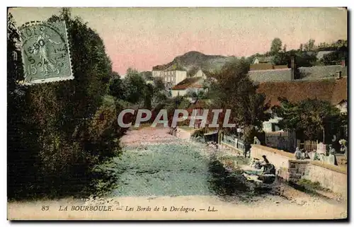 Cartes postales La Bourboule Les Bords De la Dordogne