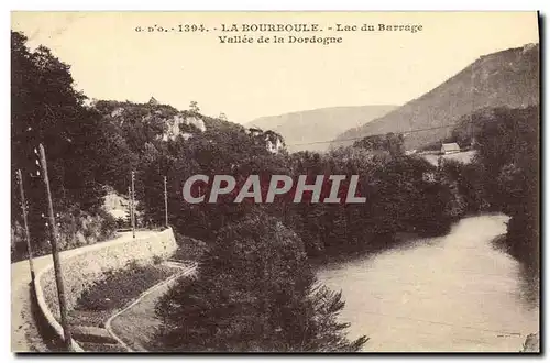 Cartes postales La Bourboule Lac Du Barrage Vallee De La Dordogne