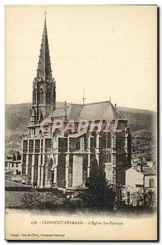 Cartes postales Clermont Ferrand L Eglise Ste Eutrope