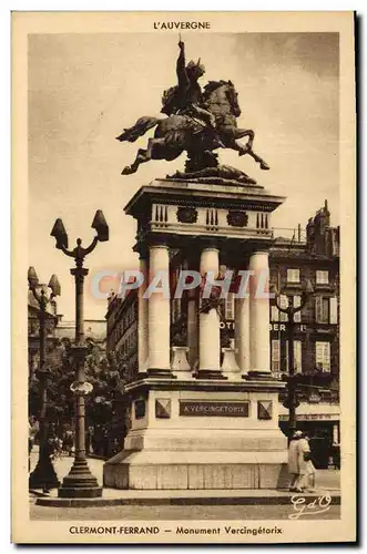 Cartes postales Clermont Ferrand Monument Vercingetorix