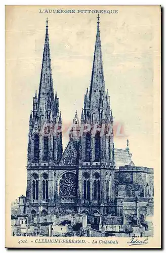 Cartes postales Clermont Ferrand La Cathedrale