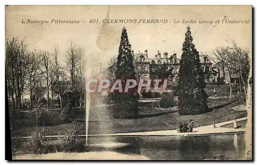 Ansichtskarte AK Clermont Ferrand Le Jardin Lecoq et L Universite