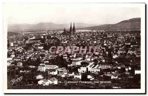 Cartes postales Clermont Ferrand Vue Generale