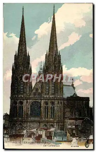 Cartes postales Clermont Ferrand La Cathedrale