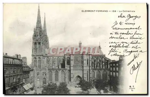 Cartes postales Clermont Ferrand La Cathedrale