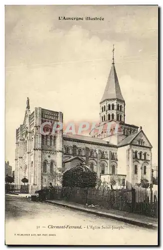 Ansichtskarte AK Clermont Ferrand L Eglise Saint Joseph