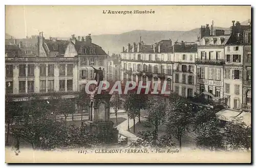 Cartes postales Clermont Ferrand Place Royale