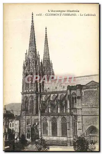 Cartes postales Clermont Ferrand La Cathedrale