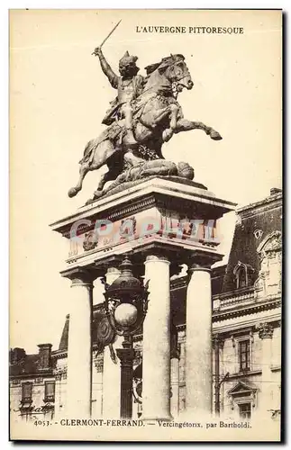 Cartes postales Clermont Ferrand Vercingetorix Par Bartholdi