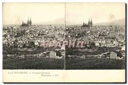 Cartes postales Clermont Ferrand Panorama