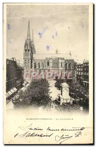 Cartes postales Clermont Ferrand La Cathedrale