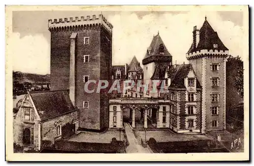 Cartes postales Pau Le Chateau Henri IV Facade Principale