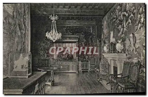 Ansichtskarte AK Pau Interieur du Chateau Chambre a coucher de Jeanne d Albert