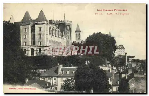 VINTAGE POSTCARD Pau the Castle�