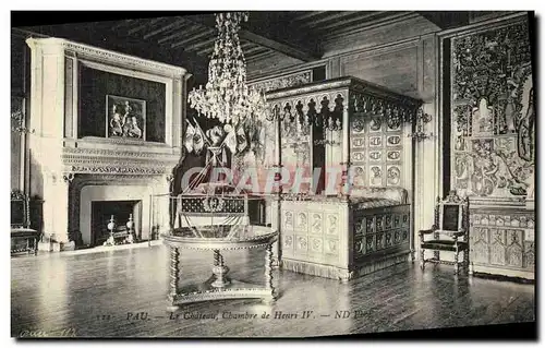 Cartes postales Pau Le Chateau Chambre De Henri IV