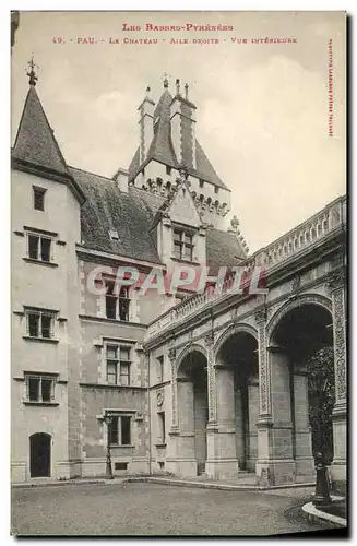 Cartes postales Pau Le Chateau Aile Droite Vue Interieure