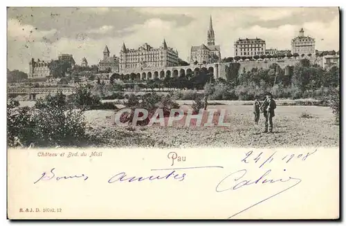 Cartes postales Pau Chateau du Bd du Midi