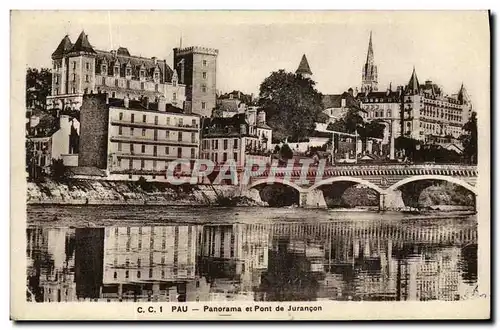 Cartes postales Pau Panorama Et Pont De Jurancon