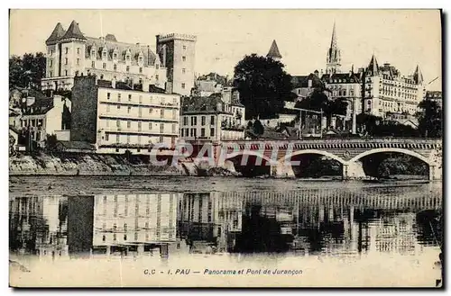 Cartes postales Pau Panorama Et Pont De Jurancon