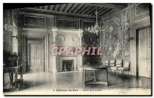 Cartes postales Chateau De Pau Salon De Famile