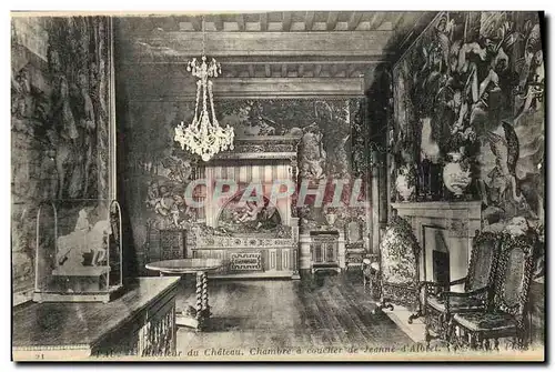 Ansichtskarte AK Pau Interieur Du Chateau Chambre A Coucher de Jeanne d Albret