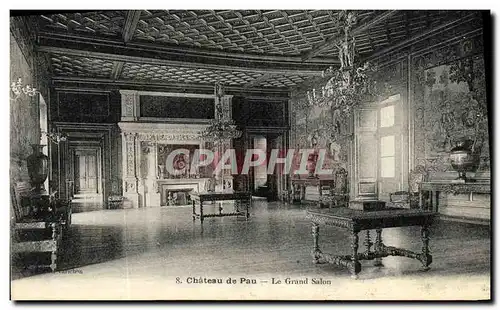 Ansichtskarte AK Chateau de Pau Le Grand Salon