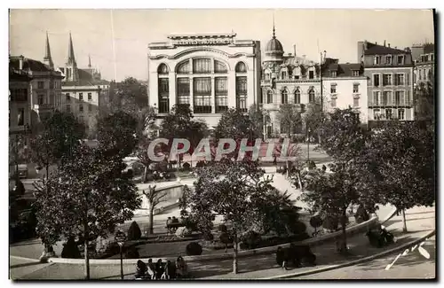 Moderne Karte Pau Grand Le Square Clemenceau