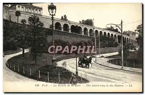 Cartes postales Pau La Montee de la Gare