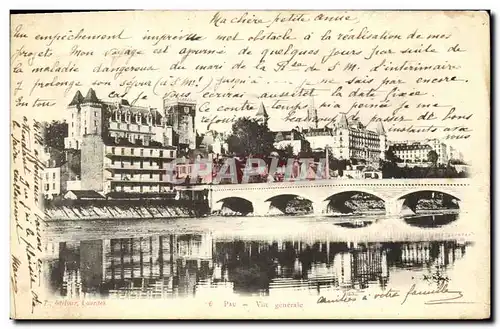 Cartes postales Pau Vue Generale Chateau