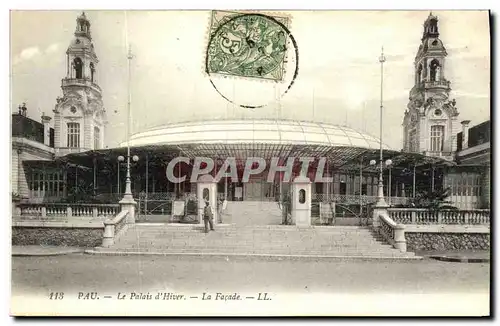 Cartes postales Pau Le Palais d Hiver La facade