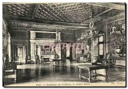 Cartes postales Pau Interieur du Chateau le Grand Salon