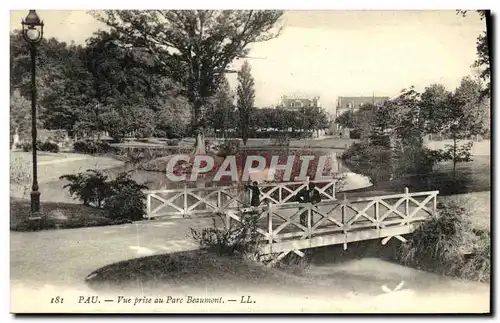 Cartes postales Pau Vue prise au Parc Beaumont