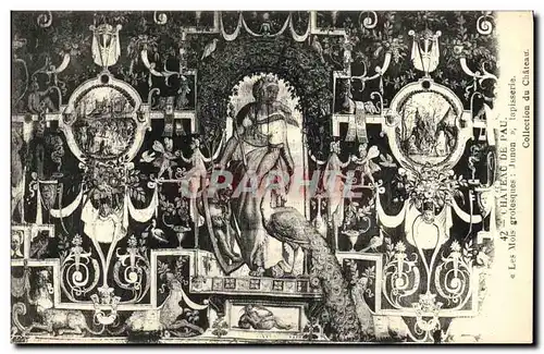 Cartes postales Pau Chateau de Tapisserie des Gobelins Les mois grotesques Junon