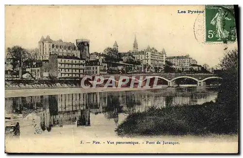 Cartes postales Pau Vue Panoramique Pont de Jurancon