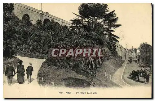 Cartes postales Pau L Avenue Leon Say