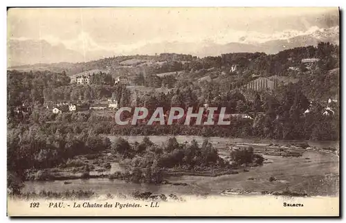 Cartes postales Pau La Chaine des Pyrenees